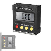 Кутомір електронний Міні 360 магнітний, рівень, транспортир MT-2010