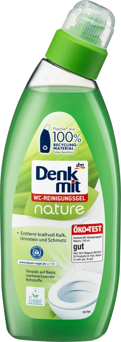 Засіб для унітаза Denkmit WC-Reinigungs gel NATURE,750ml.