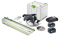 Аккумуляторная дисковая пила HKC 55 5,2 EBI-Set-SCA-FSK 420 Festool 576169