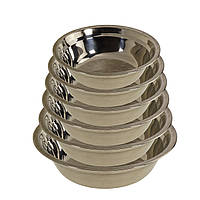 Набір мисок Supretto з неіржавкої сталі для кухні 6 шт. (5960)