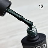 Гель лак для нігтів темно зелений №42 Sweet Nails 8мл, фото 4