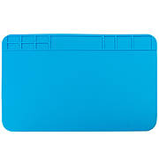 Килимок для паяння MECHANIC V59 (30см*20см) термостійкий силіконовий (синій)