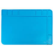 Килимок для паяння MECHANIC V58 (48см*34см) термостійкий силіконовий (синій)