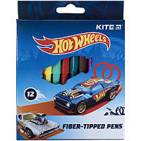 Фломастеры Kite Hot Wheels HW21-047, 12 цветов