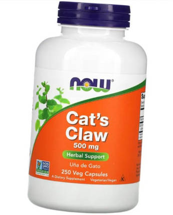 Котячий кіготь Now Cat's Claw 500 mg, 250 капсул, фото 4