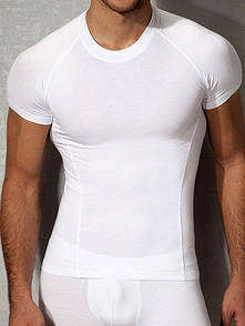 Чоловіча біла футболка реглан Doreanse 2535