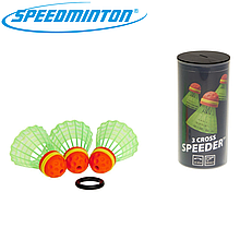 Волани для спідмінтону швидкісного бадмінтону Speedminton® Tube Crosspack (3 шт.)