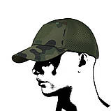 Бейсболка сітчаста кепка захисна Camo WZ PANTERA, фото 2