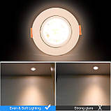 Стельовий світильник внутрішнього оздоблення світильник 6 Вт Точковий світильник, 6 шт., фото 2