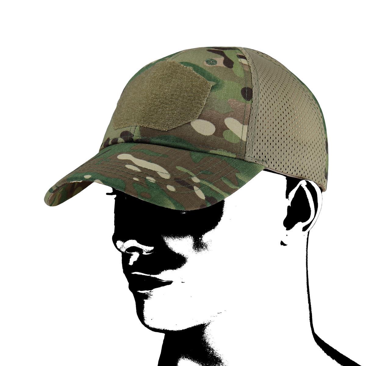 Бейсболка сітчаста кепка захисна Camo MTC