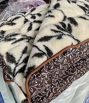 Ковдра відкрита хутра з візерунком тканина бязь полуторка тм ARDA 150*210, фото 2
