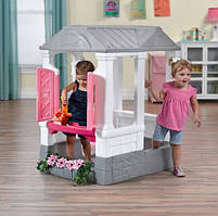 Дитячий будиночок "COURTYARD COTTAGE", рожевий, 118х100x83см
