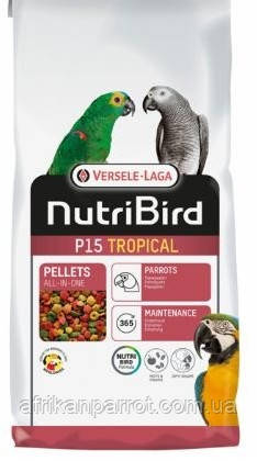 Versele-Laga NutriBird P15 Treopical ВЕРСЕЛЕ-ЛАГА HУТРІБЕРД ТРОПІКАВ ГОРІХІ І І ФРУКТІ корм для великих папуг