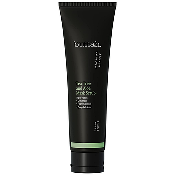 Скраб-эксфолиант с белой глиной Buttah Skin by Dorion Renaud Tea Tree & Aloe Exfoliating Scrub 100 мл