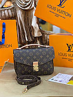 Модная женская коричневая сумка Louis Vuitton Луи витон