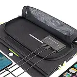 Сонячна батарея, панель з PowerBank для зарядки телефону Allpowers 5V21W на 10 000mAh, фото 5