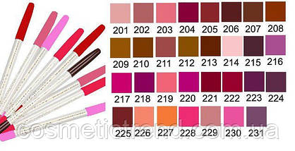 Олівець для губ водостійкий Flormar Waterproof lipliner #226 Tomato, фото 3