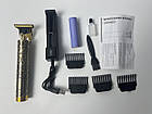 Аккумуляторна машинка для стрижки волосся HAIR CLIPPER TH-8002 бритва триммер орантної для бороди 3 Вт, фото 9