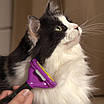 Фурминатор з кнопкою для котів з довгою шерстю Розмір S (46 мм ширина леза), фото 2