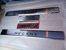 Захист порогів - накладки на пороги Renault MEGANE III універсал з 2009-2015 рр. (Premium)