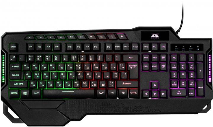 Клавіатура ігрова 2E GAMING KG340 LED USB Black