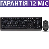 Беспроводная клавиатура и мышь A4Tech FG1010, беспроводный комплект для компьютера (ПК) и ноутбука