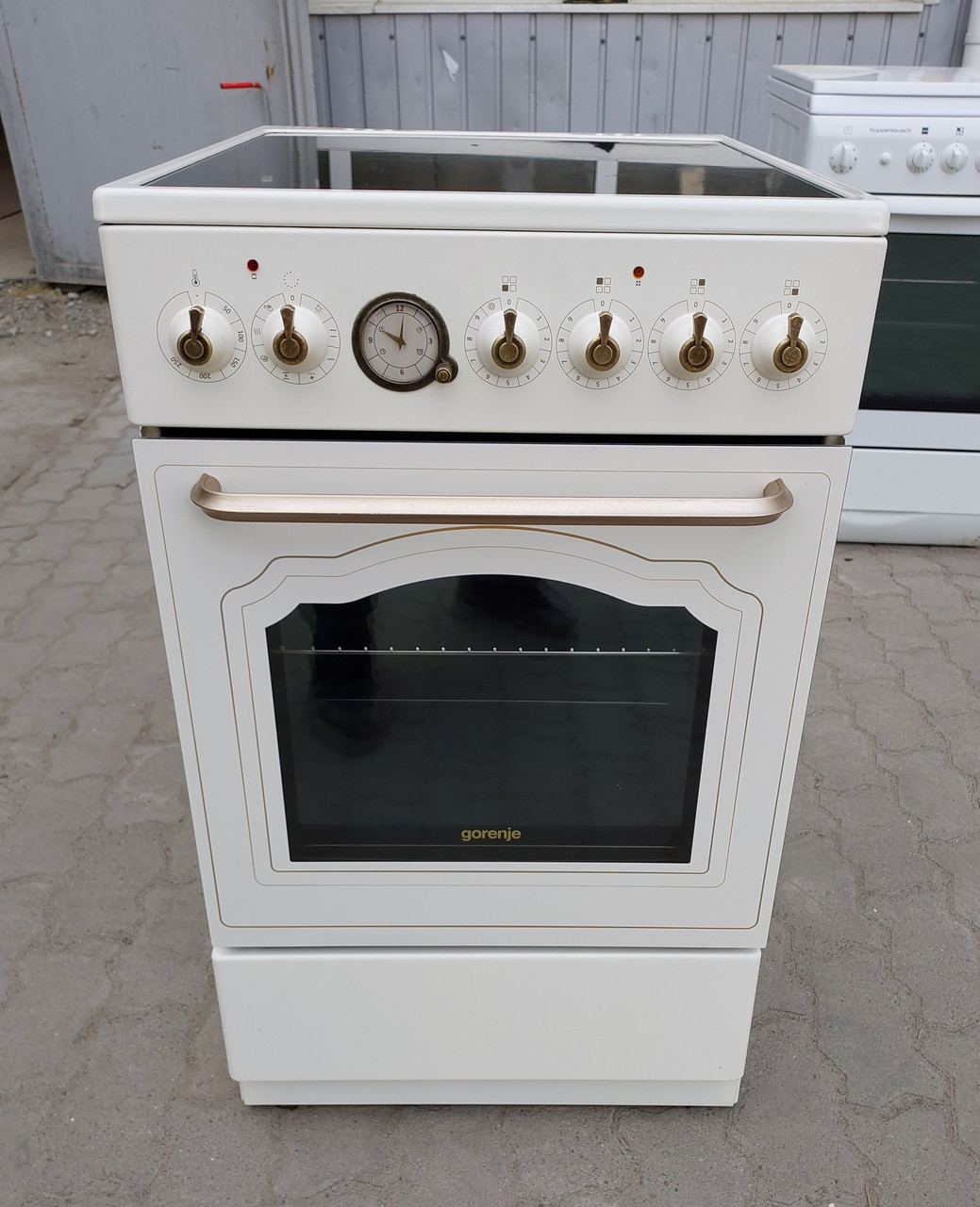Плита электрическая 50 см Gorenje бежевая бу из Германии, фото 1