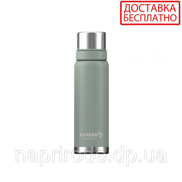 Термос Ranger Expert 0,75 L RA-9919 питний термос для риболовлі оливковий термос для чаю оливковий Рейнджер, фото 1