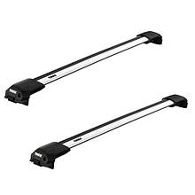 Багажник для авто з рейлінгами Thule WingBar Edge (комплект) сріблястий 7204-721X-KIT