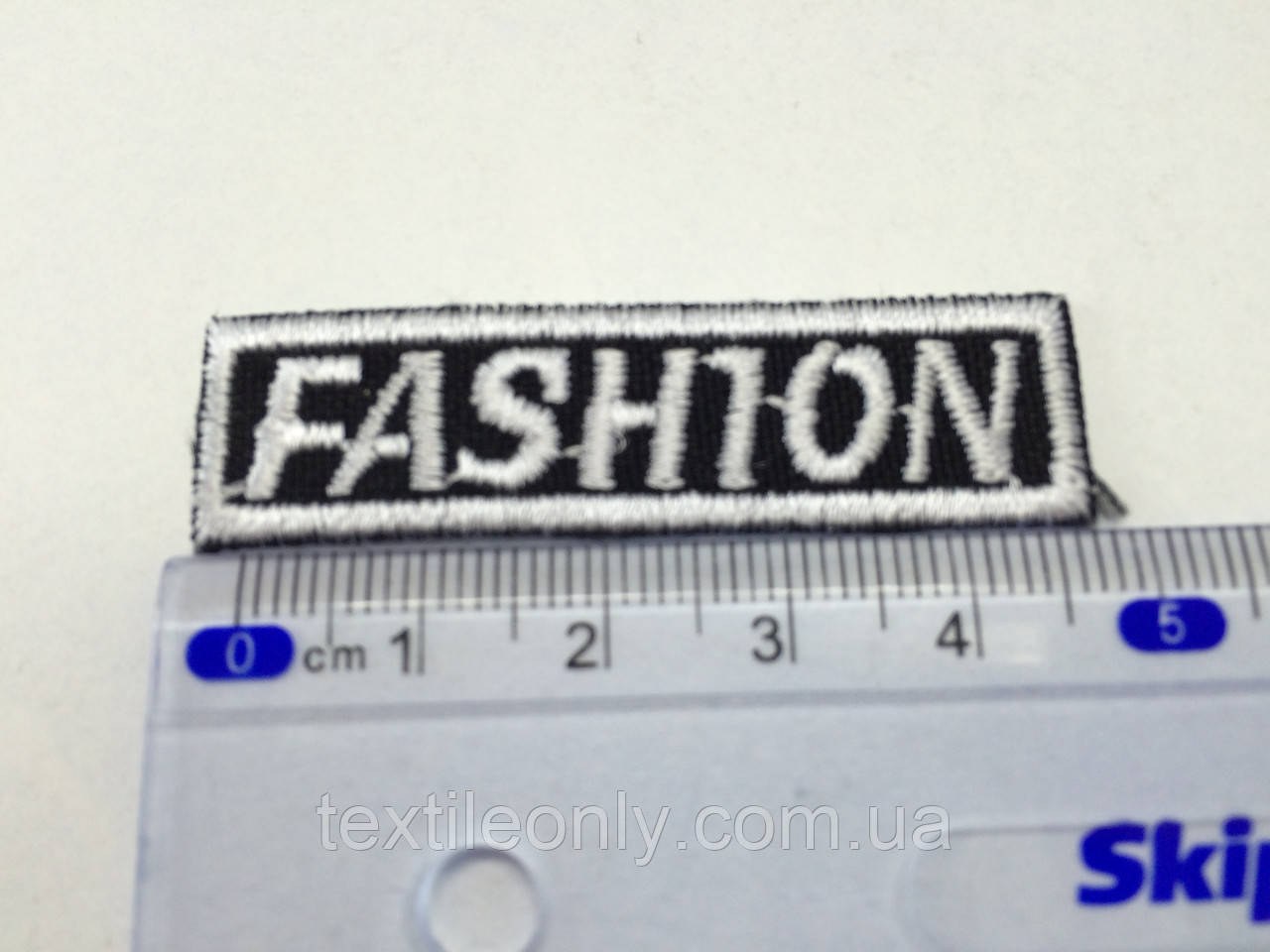 Нашивка однотонна FASHION 50х10 мм