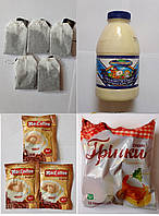 Сухий пайок туристичний ( додаткове харчування ) - Енергетичний №2  (чай, кава, грінки, згущене молоко ) 450 г
