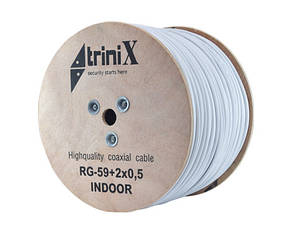 Кабель комбінований RG-59+2*0,5 (305 м) TRINIX