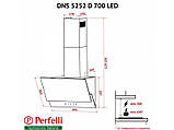 Витяжка Perfelli DNS 5252 D 700 SG LED, фото 10