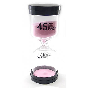Часы песочные None на 45 минут 13х5.5х5.5 см Розовый песок (DN32238D)