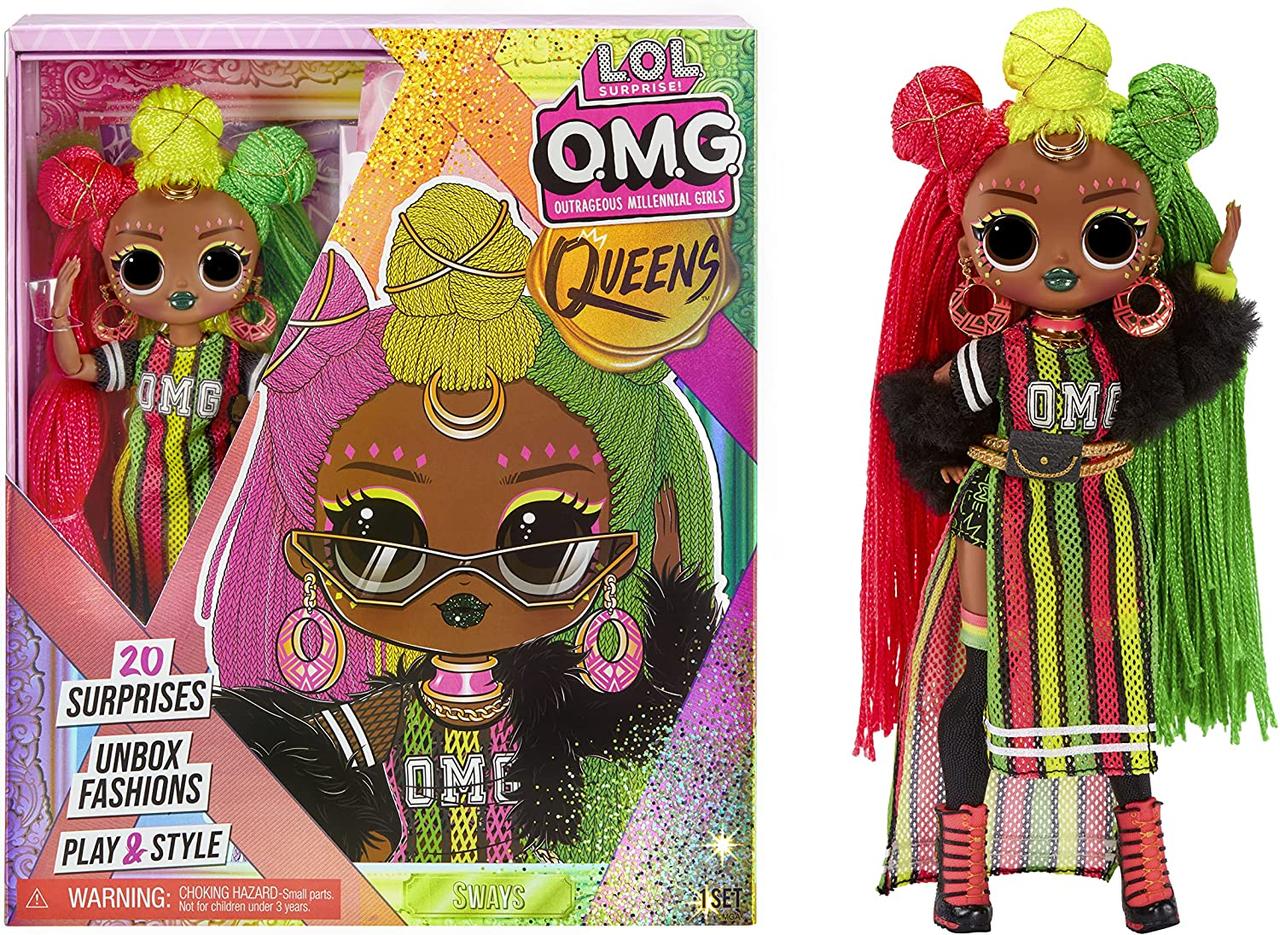 Лялька L.O.L. Surprise OMG Queens Sways ЛОЛ Квін Свайс з аксесуарами 579908