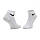 Шкарпетки спортивні Nike Everyday Lightweight Ankle 3 пари білі-сірі-чорні (SX7677-964), фото 5