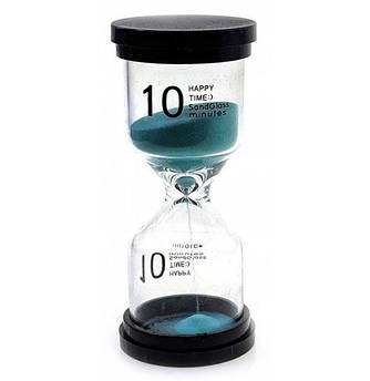 Часы песочные (10 минут) бирюзовый 10 см (DN30777D)