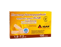 Igar, пластир лайтпор, бактерицидний, 1.9 х 7.2 см