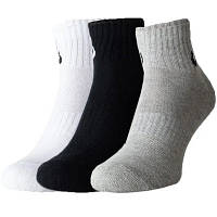 Носки спортивные Nike Everyday Cushion Ankle 3 пары чёрные-белые-серые (SX7667-964)