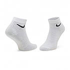 Шкарпетки спортивні Nike Everyday Lightweight Ankle 3 пари білі-сірі-чорні (SX7677-964), фото 5