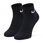 Шкарпетки спортивні Nike Everyday Lightweight Ankle 3 пари білі-сірі-чорні (SX7677-964), фото 8