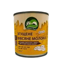 Згущене вівсяне молоко без глютену та лактози Nature's charm, 320 г