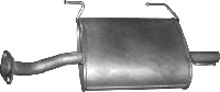 Глушитель Ниссан Альмера (Nissan Almera) 1.5/1.8i -16V 01-06 (15.13) Polmostrow алюминизированный