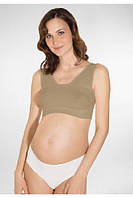 Майка RelaxMaternity для кормящих женщин Nursing Bra, бежевый, S