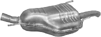 Глушитель Опель Зафира А (Opel Zafira A) 2.0/2.2 DTi TD 03-04 (17.322) Polmostrow алюминизированный