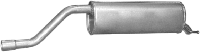 Глушитель Опель Корса Д (Opel Corsa D) 1.3 Turbo Diesel CDTI 06-09 (17.342) Polmostrow алюминизированный