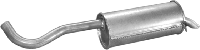 Глушитель Ситроен БХ (Citroen BX) 1.1/ 1.4/ 1.6/ 1.8D/ 1.9/ 1.9D 82 -94 (04.16) Polmostrow алюминизированный