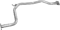 Труба средняя Мазда 626 (Mazda 626) 87-97 2.0D (12.185) Polmostrow алюминизированный