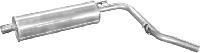 Глушитель Мерседес 207Д-310 (Mercedes 207D-310) 77-82 (13.03) Polmostrow алюминизированный