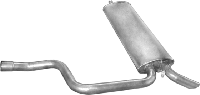 Глушитель Мерседес 124 (Mercedes 124) 85-96 2.0-3.0 24V/3.0D kombi (13.33) Polmostrow алюминизированный